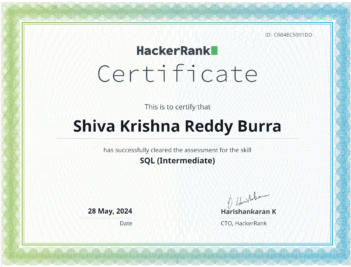 SQL (Intermediate)